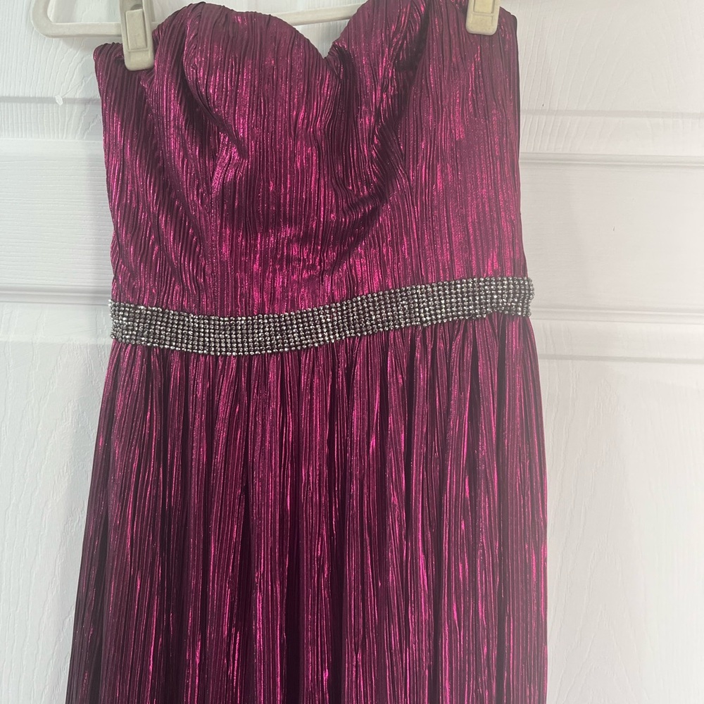 Dress the Population Burgundy Maxi Skirt